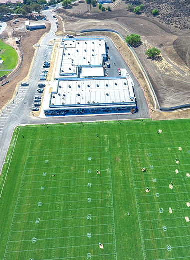 Custom modular sports complex